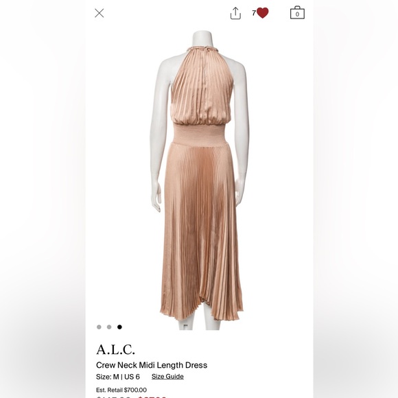 Classic ALC halter dress EUC size 6 - Picture 2 of 4